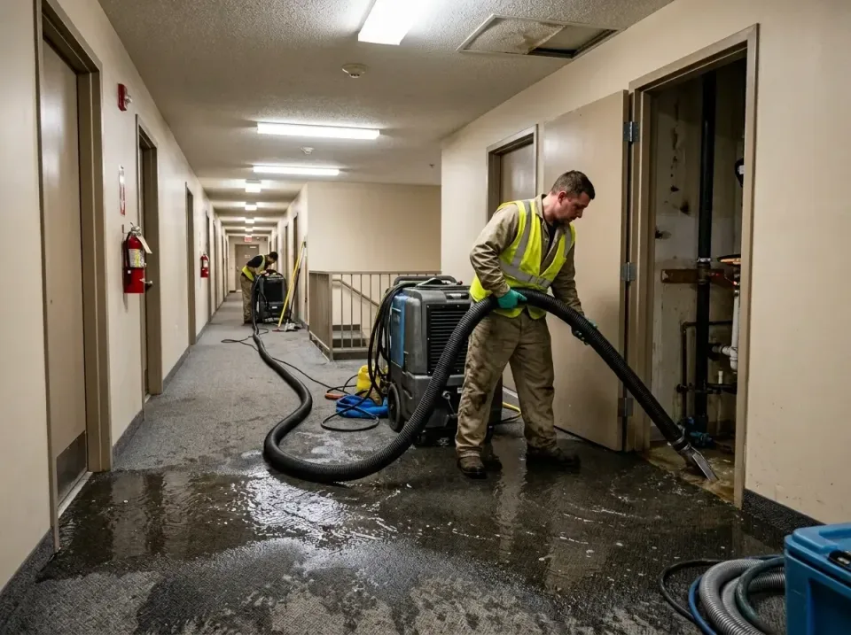 multi-unit-apartment-hallway-f-005 — frequently asked questions, Emergency Burst Pipe Water Extraction & Removal in Greenhil…